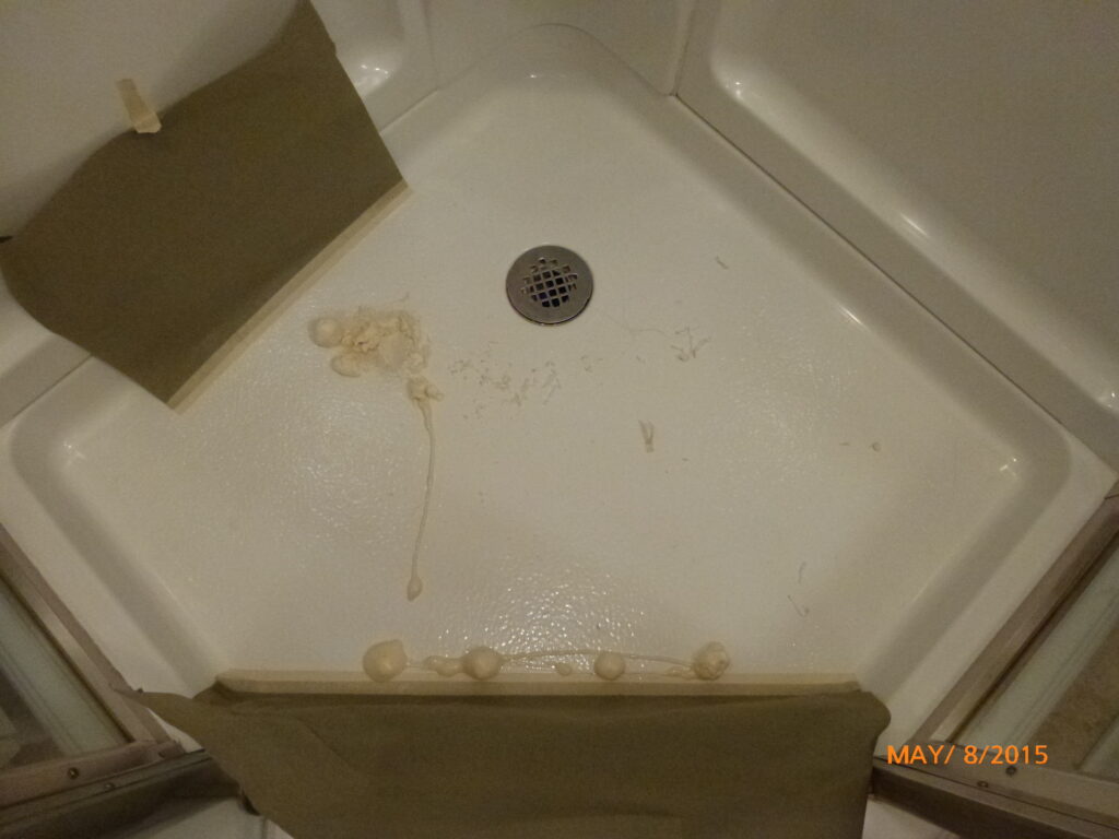 HOW TO FIX CRACKED FLOOR IN FIBERGLASS TUB 